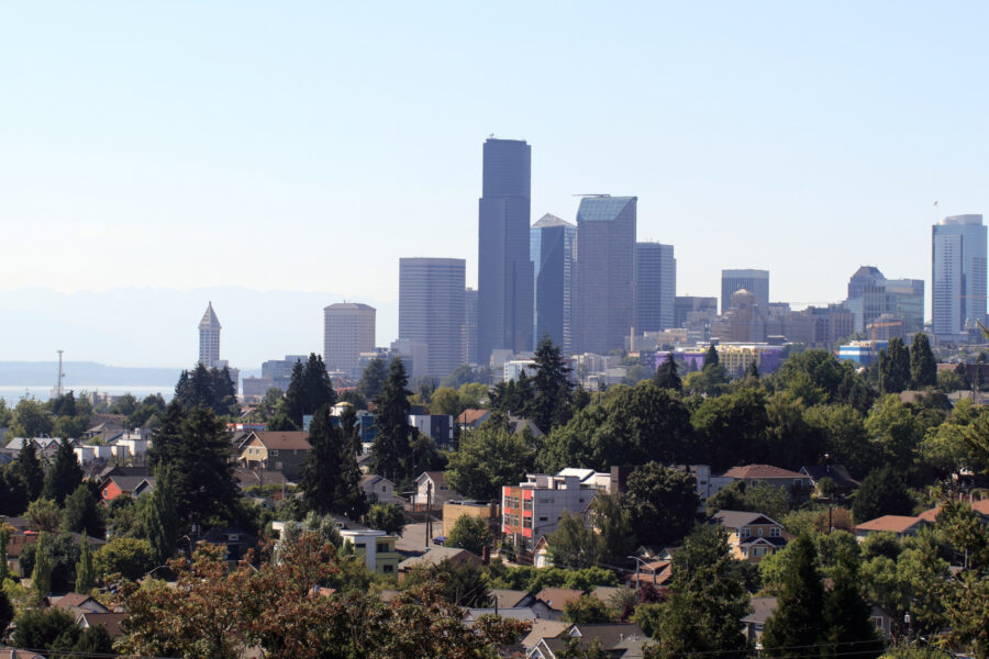 Downtown Seattle from Mt. Baker Ridge viewpoint