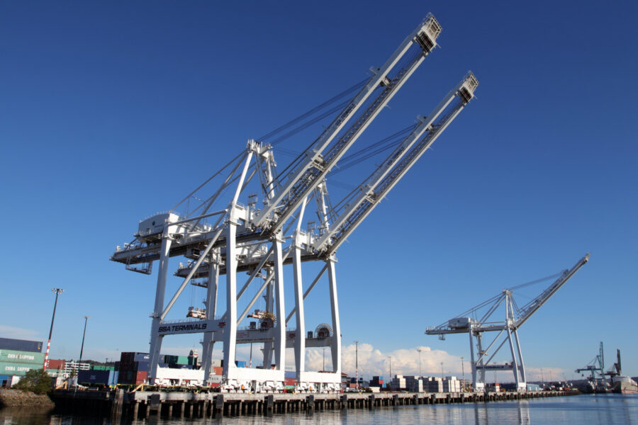 Seattle docks.