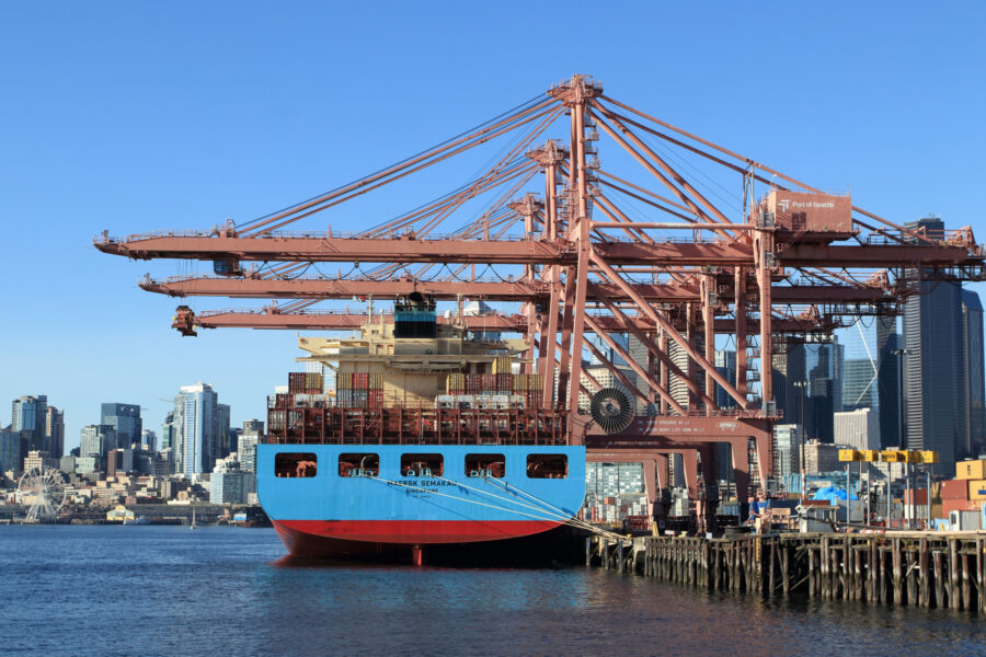 Seattle docks.