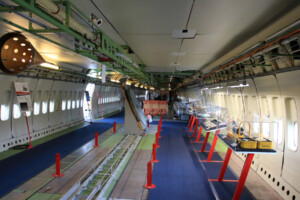 'City of Everett' interior with test equipment