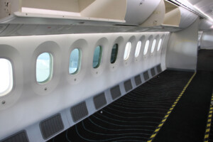 Dreamliner interior, sans seats