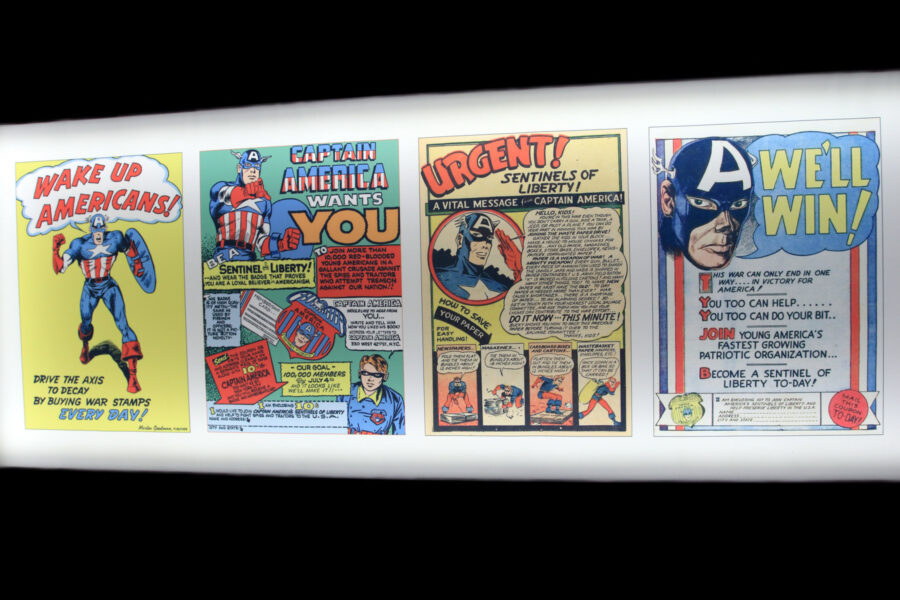 Captain America propaganda.