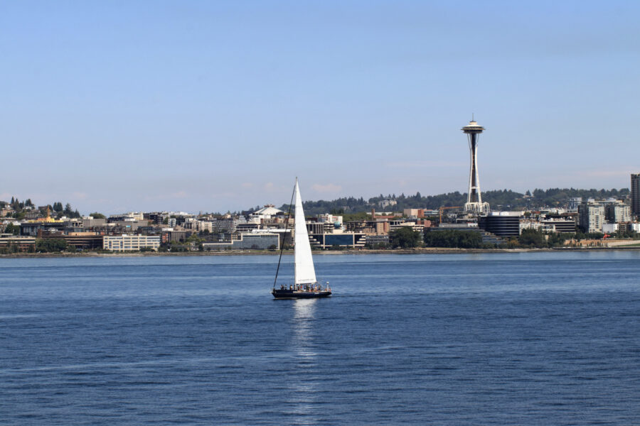 Space Needle from the Bainbridge ferry