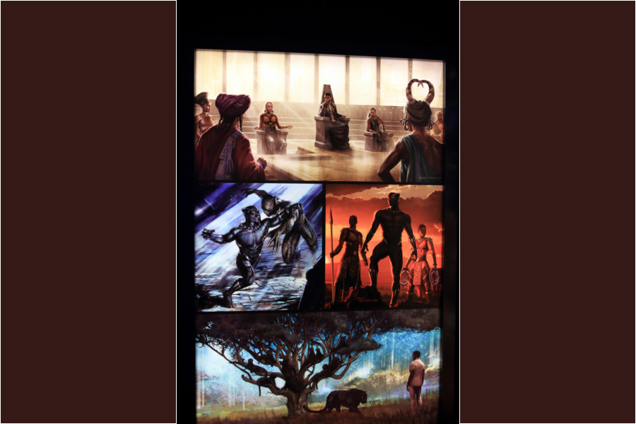 Concept art for Black Panther.