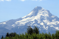 Mt. Hood from Draper Girls Country Farm.