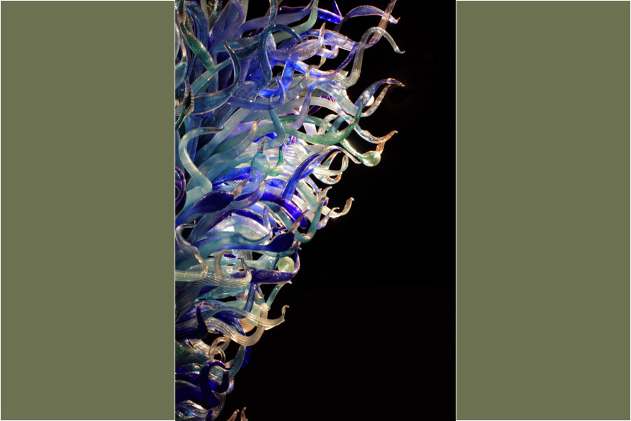 Chandelier detail.