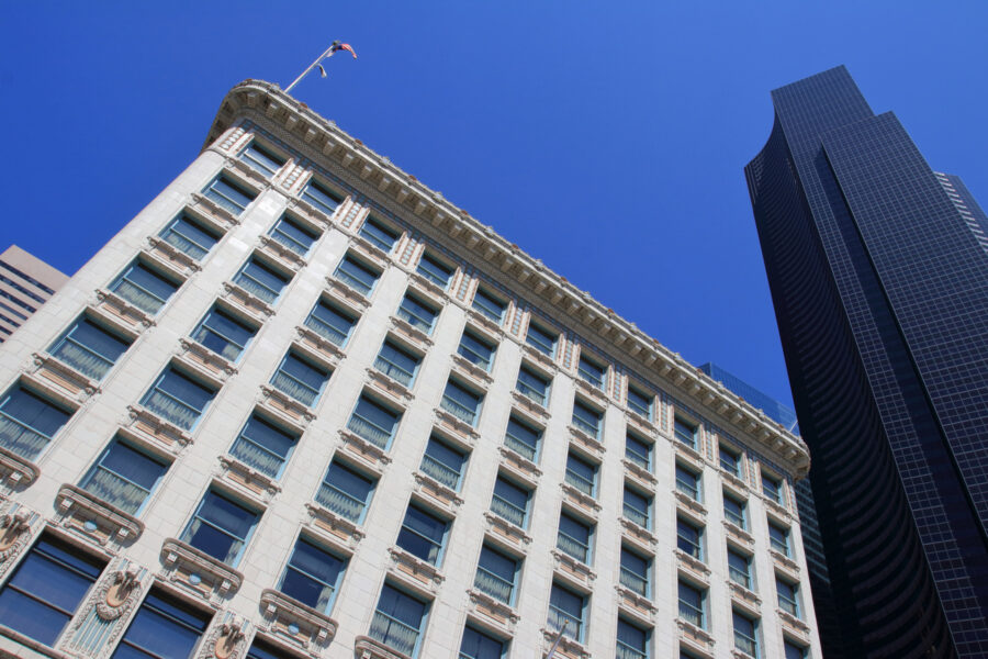 The Arctic Building (and Columbia tower)