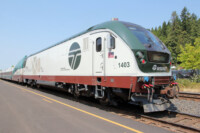 Amtrak Cascades arrived at Eugene