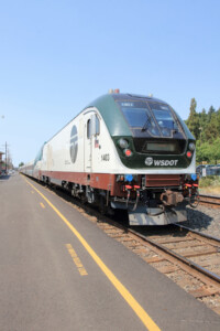 Amtrak Cascades arrived at Eugene