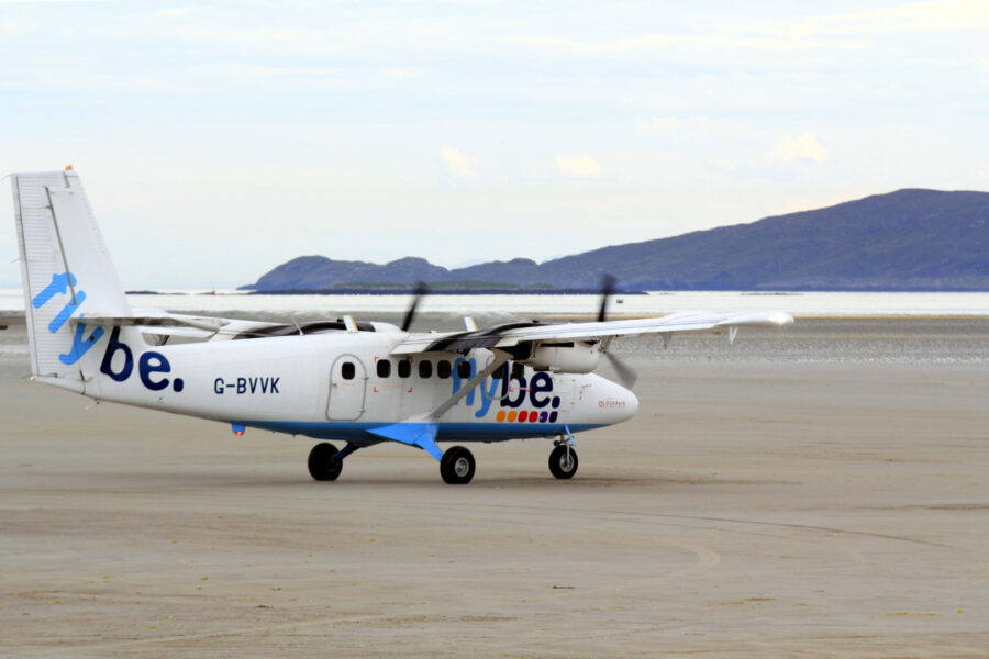 Beach takeoff
