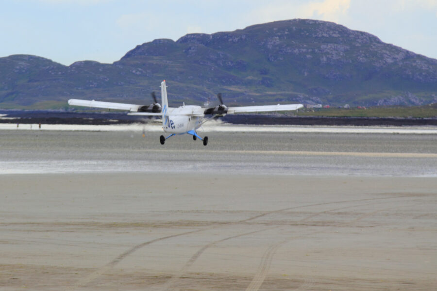 Beach takeoff