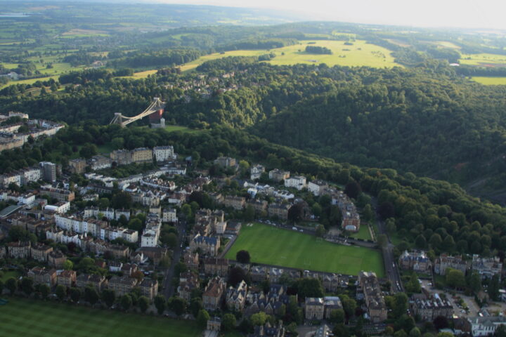 View back across Clifton
