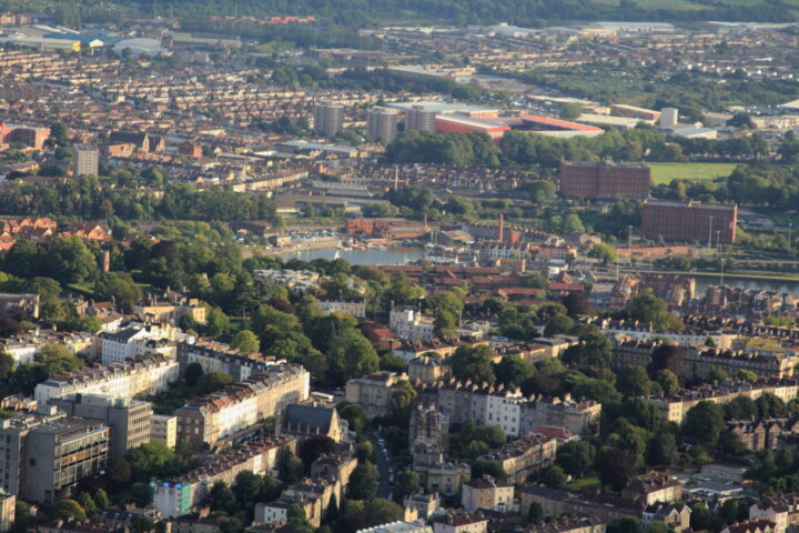 View back down to the Avon