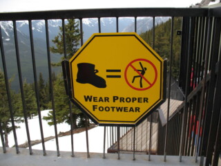 Large shoes required
