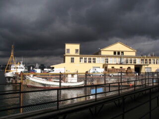 Stormy skies in one direction...