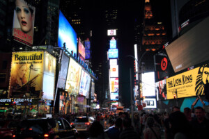 Times Square by night