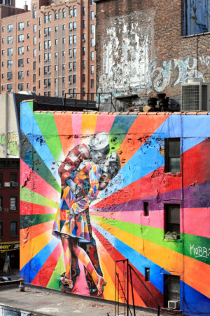 Eduardo Kobra mural at W25th and 10th