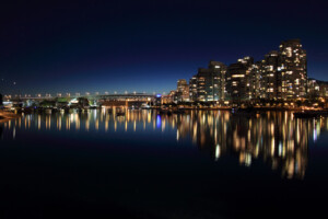 False Creek by night