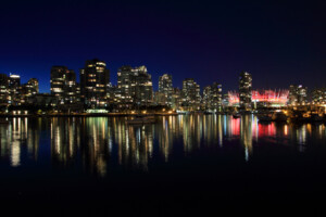 False Creek by night