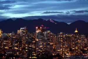 Vancouver Skyline by night