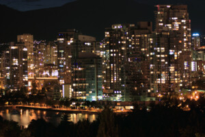 Vancouver Skyline by night