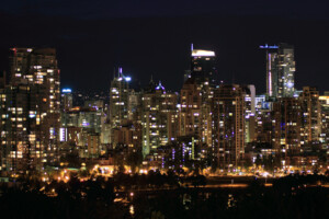 Vancouver Skyline by night